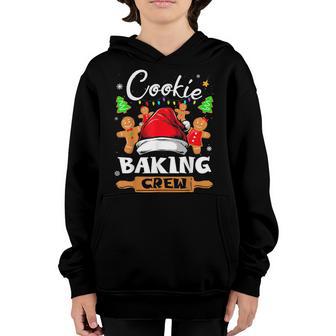 Cookie Baking Crew Christmas Funny Gingerbread Girls V4 Youth Hoodie - Thegiftio UK