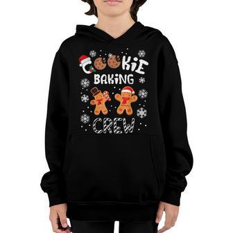 Cookie Baking Crew Friends Gingerbread Pajamas Xmas Boy Girl Youth Hoodie - Thegiftio UK