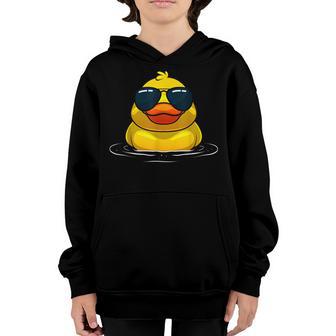 Cool Duck For Men Women Kids Rubber Duck Lovers Sunglasses Youth Hoodie - Thegiftio UK