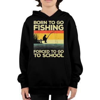 Cool Fishing For Men Women Kids Bass Fishing Fisherman Fish Youth Hoodie - Thegiftio UK