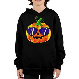 Cool Pumpkin Halloween Women Men Kids Boys Girls V7 Youth Hoodie - Thegiftio UK