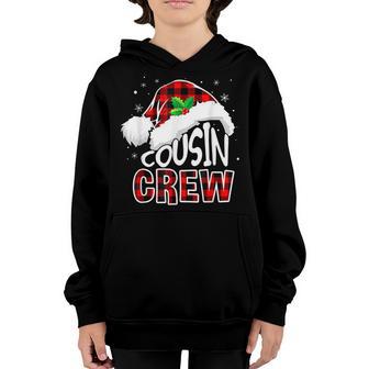 Cousin Crew Christmas Family Member Group Cousins Kids Boys Youth Hoodie - Thegiftio UK