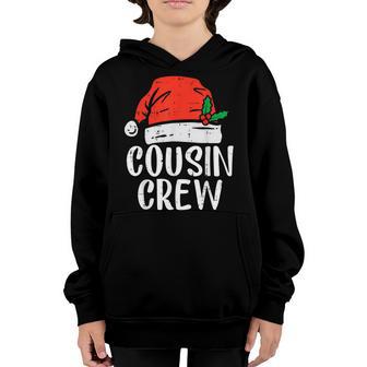 Cousin Crew Christmas Squad Santa 2022 Xmas Pajama Boys Girl V6 Youth Hoodie - Thegiftio UK