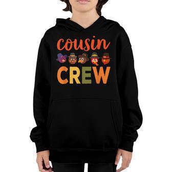 Cousin Crew Thanksgiving For Boys Girls Kids Toddlers Youth Hoodie - Thegiftio UK