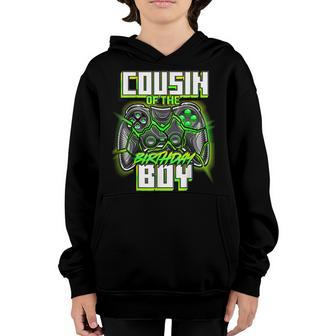 Cousin Of The Birthday Boy Matching Family Video Game Party Youth Hoodie - Seseable