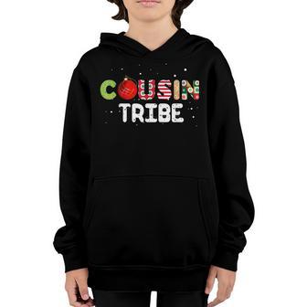 Cousin Tribe Cousin Holiday Christmas Gifts For Kids Boys Youth Hoodie - Thegiftio UK