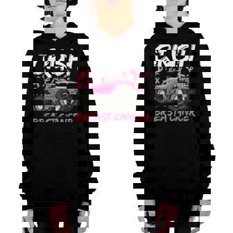 Crush For Boys Kids Toddlers Breast Cancer Awareness Youth Hoodie - Thegiftio UK