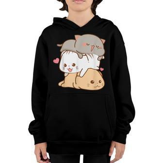 Cute Cat Kawaii Anime Japanese Otaku Gift Girls Boy Nager Youth Hoodie - Thegiftio UK