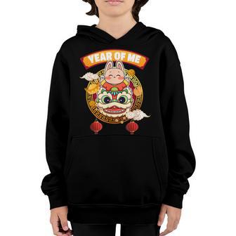 Cute Rabbit Chinese New Year 2023 Year Birthday Kids Gifts Youth Hoodie - Thegiftio UK