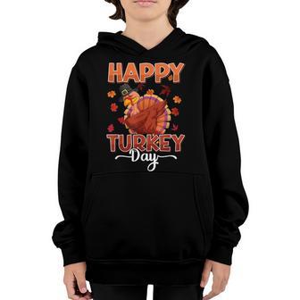 Cute Thanksgiving Kids Boys Toddler Outfit Happy Turkey Day Youth Hoodie - Thegiftio UK