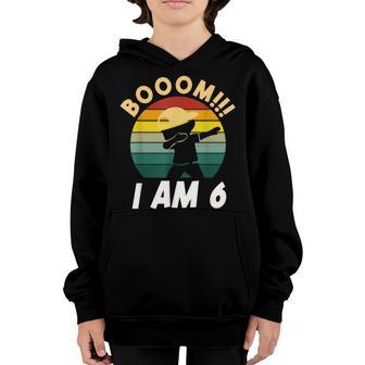 Dabbing Birthday 6 Years Old Birthday Outfit Boys Youth Hoodie - Thegiftio UK