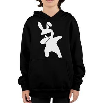 Dabbing Bunny Easter Shirt - Easter Day Gifts Adults Kids Youth Hoodie | Mazezy UK