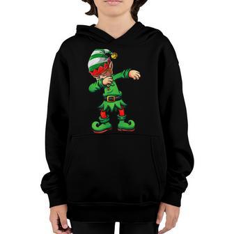 Dabbing Elf Costume Christmas Squad Men Boy Kids Ns Xmas Youth Hoodie - Thegiftio UK