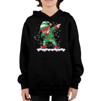 Dabbing Elf Costume Christmas Squad Men Boy Kids Xmas Youth Hoodie - Thegiftio UK