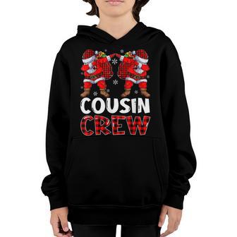 Dabbing Santa Claus Christmas Boys Men Funny Cousin Crew Youth Hoodie - Thegiftio UK