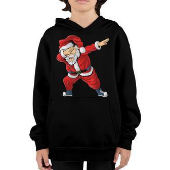 Dabbing Santa Claus Christmas Boys Men Funny Xmas Dab Dance Youth Hoodie - Thegiftio UK