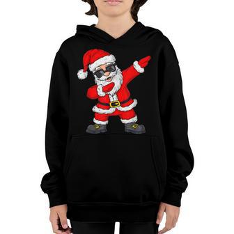 Dabbing Santa Claus Christmas Dab Boys Girls Kids Xmas Youth Hoodie - Thegiftio UK