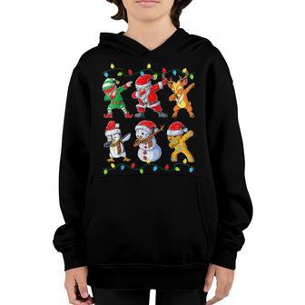 Dabbing Santa Elf Friends Christmas Boys Girls Men Dab Xmas Youth Hoodie - Thegiftio UK