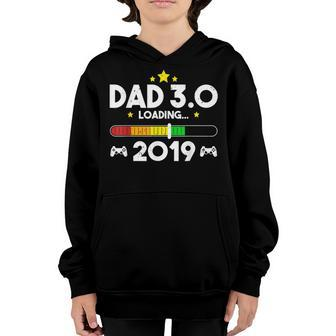 Dad Est 2019 T New Daddy 30 Best Video Games Gift Youth Hoodie | Mazezy