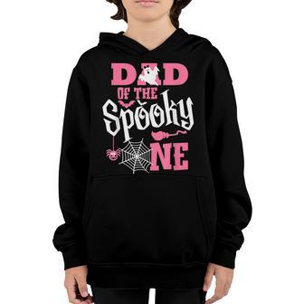 Dad Halloween 1St Birthday Matching Family Spooky One Girl Youth Hoodie - Thegiftio UK