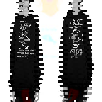 Dad Is My Name Fishing Is My Game S Fathers Day Gift Youth Hoodie | Seseable CA