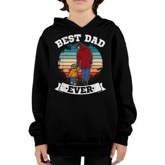 Dad Papa Kids Fathers Day Baby Dad-To-Be Youth Hoodie - Thegiftio UK