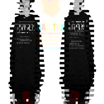 Dad Tax Definition Funny Fathers Day Men Boys Gift Youth Hoodie | Mazezy