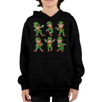 Dancing Leprechauns St Patricks Day Funny Boys Girls Kids Youth Hoodie - Seseable