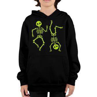 Dancing Skeletons Halloween For Boy Girl Youth Toddler V6 Youth Hoodie - Thegiftio UK