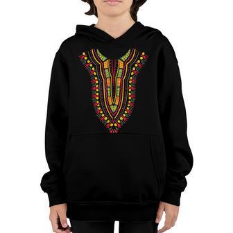 Dashiki Print Kente Ethnic African Pride For Kids Boys Girls Youth Hoodie - Thegiftio UK