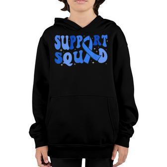 Diabetes Awareness Type 1 2 Women Kids Support Squad Youth Hoodie - Thegiftio UK
