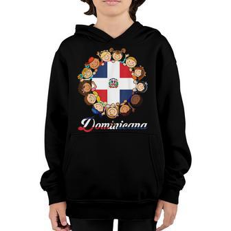 Dominican Republic Flag Hispanic Heritage Dominicana Kids Youth Hoodie - Thegiftio UK
