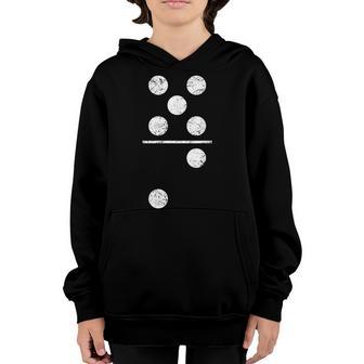 Domino Game Tile Pieces Trendy Group Family Matching Youth Hoodie - Thegiftio UK
