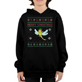 Dragonfly Lover Women Girls Boys Ugly Christmas Sweater Youth Hoodie - Thegiftio UK