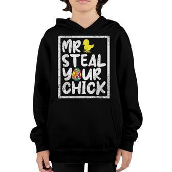 Easter Boys Toddlers Mr Steal Your Chick Funny Spring Humor Youth Hoodie | Mazezy AU