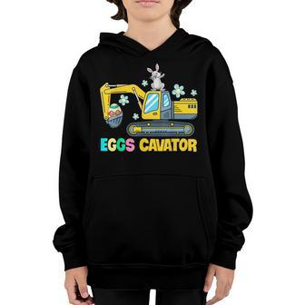Easter Egg Excavator Construction Costume For Kids Toddlers Youth Hoodie - Thegiftio UK