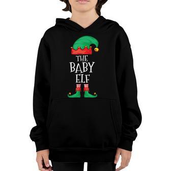 Elf Family Christmas Funny The Baby Elf Sweater Boy Girl Kid Youth Hoodie - Thegiftio UK