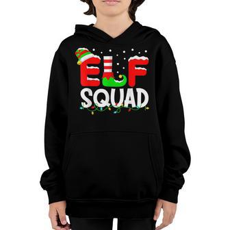 Elf Squad Christmas Matching Family Toddler Boy Girl Funny V11 Youth Hoodie - Thegiftio UK