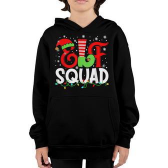 Elf Squad Christmas Matching Family Toddler Boy Girl Funny V8 Youth Hoodie - Thegiftio UK