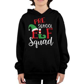 Elf Squad Pre School Christmas Teacher Top V2 Youth Hoodie - Thegiftio UK