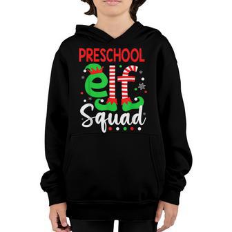 Elf Squad Preschool Teacher Christmas Toddler Boy Xmas Youth Hoodie - Thegiftio UK