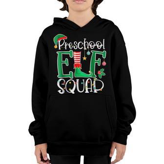 Elf Squad Preschool Teacher Funny Christmas School Xmas 2022 Youth Hoodie - Thegiftio UK
