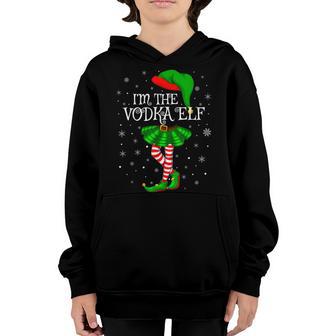 Family Matching Women Girls Im The Vodka Elf Christmas Youth Hoodie - Thegiftio UK