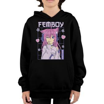 Femboy Anime Cute Little Femboy Youth Hoodie | Mazezy