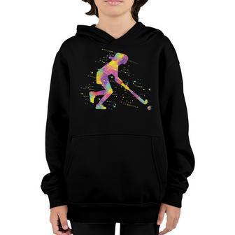 Field Hockey Girl Youth Hoodie - Thegiftio UK