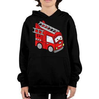 Fire Fighter Truck Kids | Toddler Boys Firetruck Youth Hoodie - Seseable
