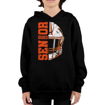 Football Senior 2023 Class Of 2023 High School Grad Youth Hoodie - Thegiftio UK