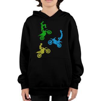 Freestyle Motocross Dirtbike Wheelie Enduro Motorcycle Boys Youth Hoodie - Thegiftio UK