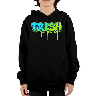 Fresh Old School Graffiti Style | Funny Graffiti Graphic Youth Hoodie - Seseable