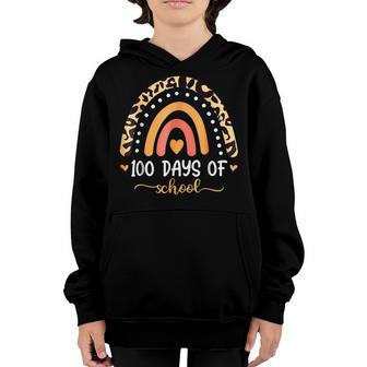 Funny 100 Days Smarter Happy 100Th Day Of School Youth Hoodie - Thegiftio UK